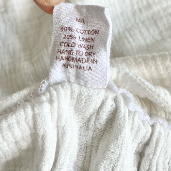 Bahhgoose bandeau top in white - Picture 6 of 6